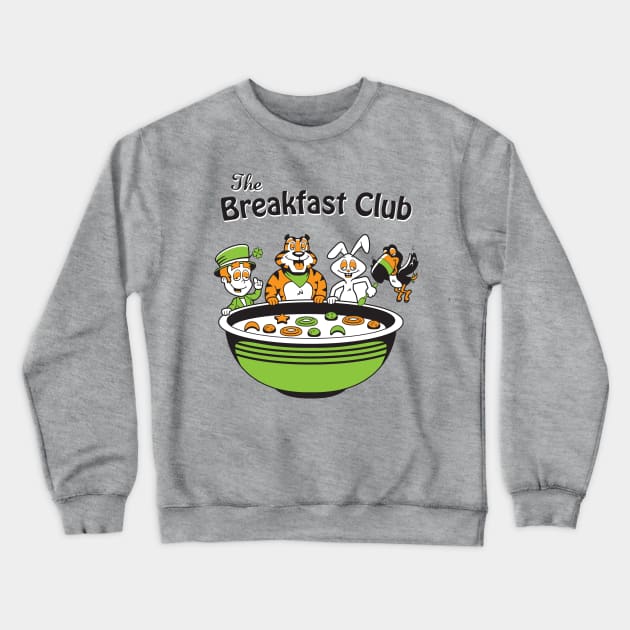 Breakfast Characters Crewneck Sweatshirt by Clutch Tees